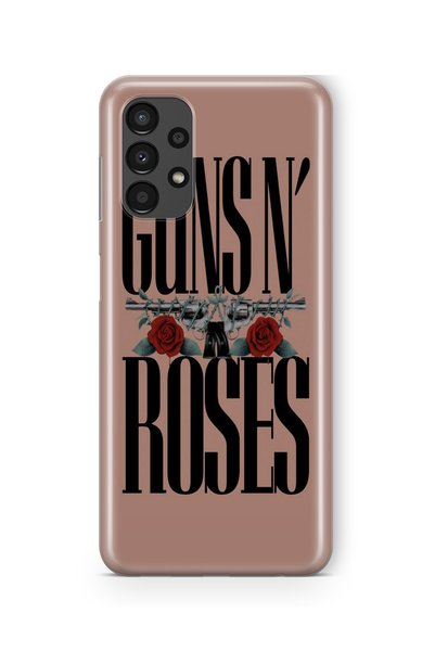 Multitronic حافظة شفافة مطبوعة بتصميم Guns'n Roses متوافقة مع هاتف Samsung Ga...