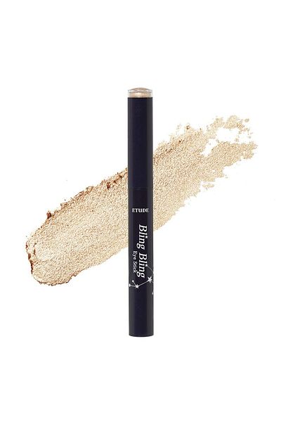 ETUDE Bling Bling Eye Stick #9 Golden Tail Star | Long-Lasting Glow Eye Shadow Stick with Creamy Texture