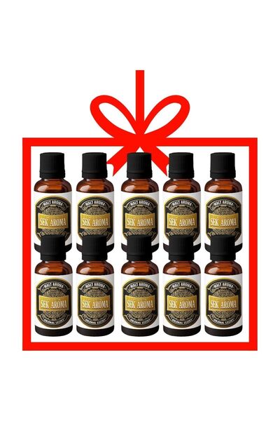 Sek Aroma مجموعة خلطة الشعير الاسكتلندية الجاهزة - نكهة الشعير الاسكتلندي 10 قطع 50 مل حزمة مميزة