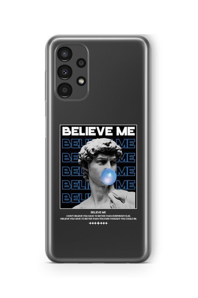 Multitronic غلاف شفاف مطبوع بتصميم متوافق مع Samsung Galaxy A72 متوافق مع Bel...