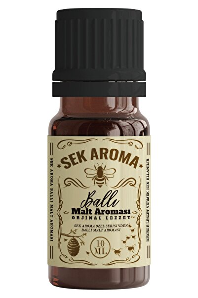 Sek Aroma Ballı Hazır Karışım Malt Kiti - Ballı Hazır Karışım Malt Aroması 10 Ml(1 LİTREYE UYUMLU)