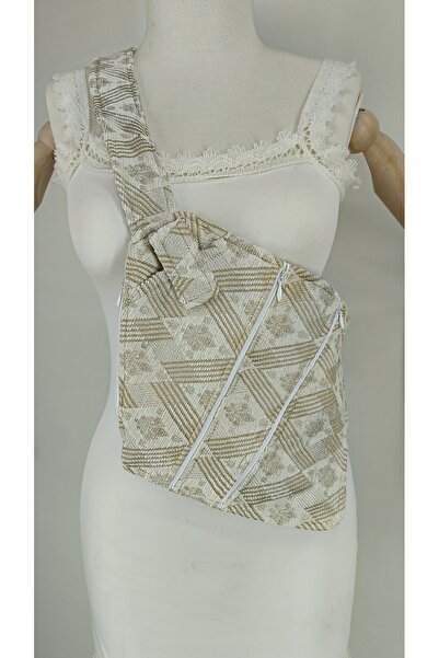 zümal tekstil tasarım Özel Tasarım  Kumaş Çapraz Askılı Bel , Omuz , Göğüs , ...