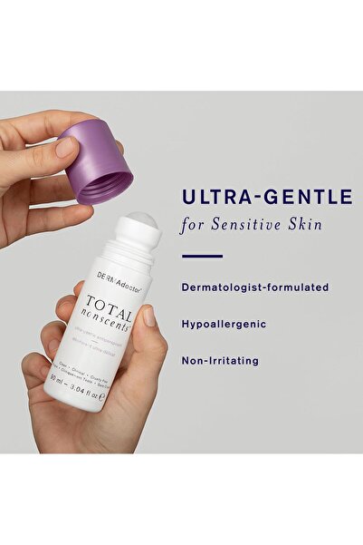 Dermadoctor Total NonScents Ultra-Gentle Antiperspirant, Unscented Clinical Strength, 3 oz