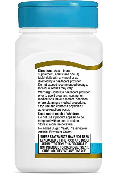 21st Century Magnesium, 250 mg, 110 Tablets