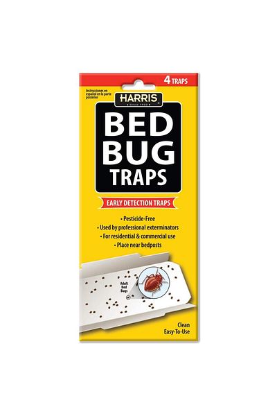 Harris Bed Bug Early Detection Glue Traps (4/Pack)