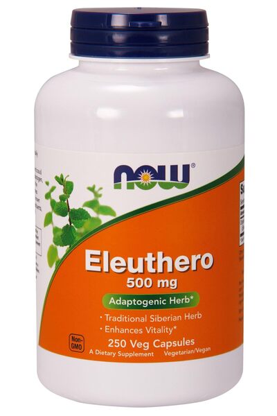 Now Foods Eleuthero 500mg, 250 Capsule