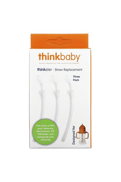Think Thinkbaby, Thinkster - استبدال القش، عبوة من 3 قطع