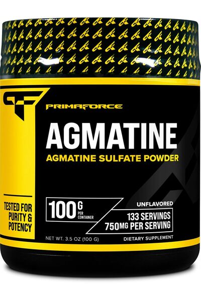 Primaforce مسحوق كبريتات الأجماتين، 100 جرام – يعزز أكسيد النيتريك والأداء