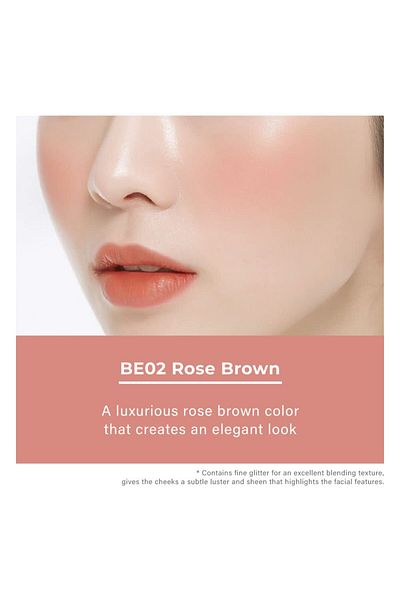 A'PIEU JUICY-PANG JELLY BLUSHER (BE02) - Velvety finish - Easy blending blusher - delicate look - K-beauty