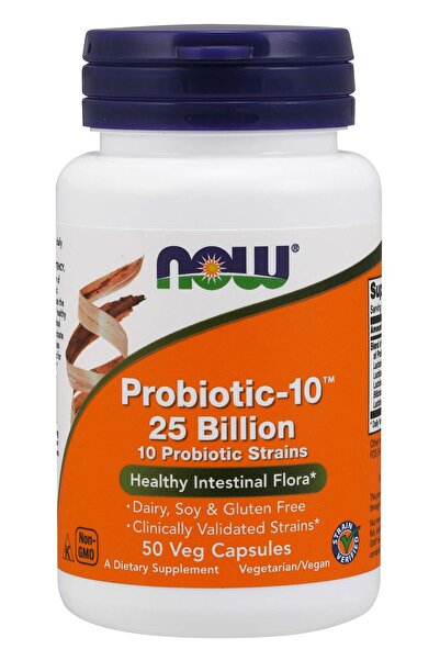 Now Foods Probiotic-10 25 Billion 50 vcaps