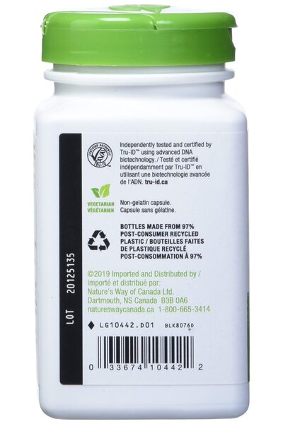Nature's Way Slippery Elm Bark, Soothes Gastrointestinal Inflammation, 100 Vegetarian Capsules (2 Pack)