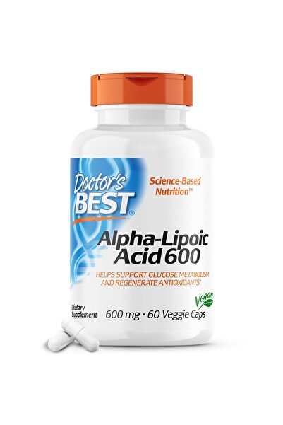 Doctor's Best حمض ألفا ليبويك 600، مضاد للأكسدة ومدعم لنسبة السكر في الدم، غي...