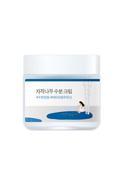 Round Lab Birch Juice Moisturizing Cream 2.7 Fl Oz, 48-Hour Hydration with Birch Sap & Hyaluronic Acid