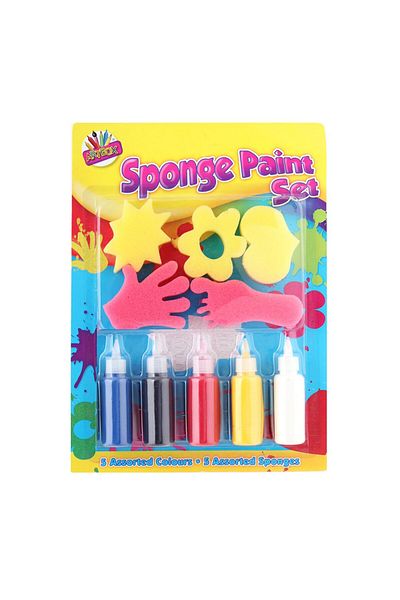 Art Box Chocolate Artbox Sponge Painting Set 9 Pieces