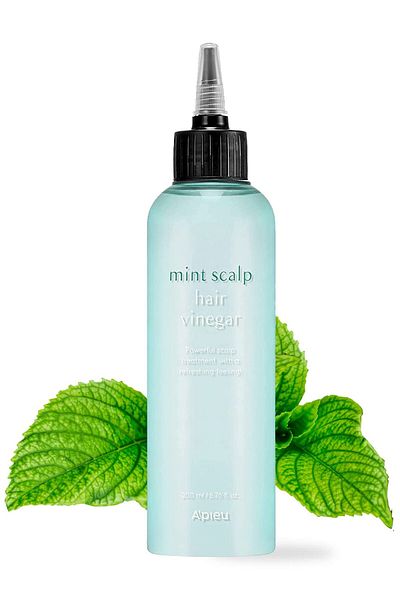 A'PIEU Mint Hair Vinegar Rinse 6.76 fl oz - Scalp Treatment for Oil Control & Hydration