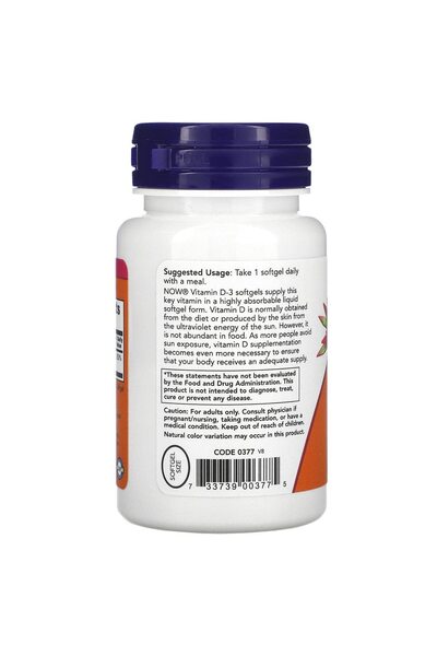 Now Foods - Vitamin D-3 2000 IU 240 softgels