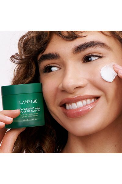 Laneige Cica Sleeping Mask: Korean Overnight Mask, Hypoallergenic, Soothes Dryness & Redness