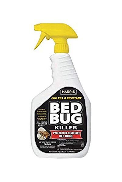 Harris مبيد بق الفراش White Label، بخاخ سائل بدون رائحة ولا يترك بقعًا (32 أو...