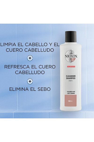 Nioxin System 3 Cleanser Shampoo 300 Ml