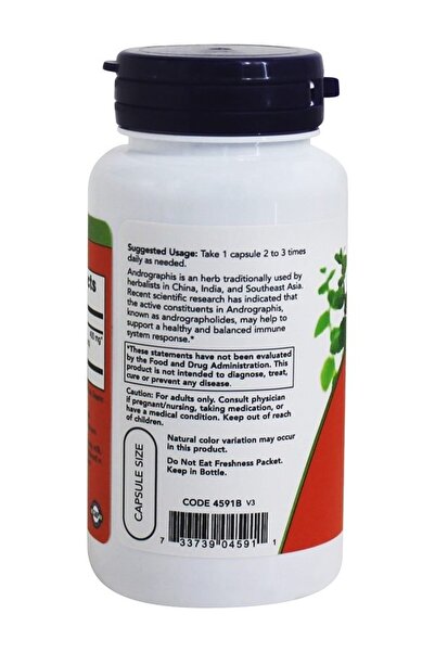 Now Foods Andrographis Extract, 400 mg, 90 Vcaps