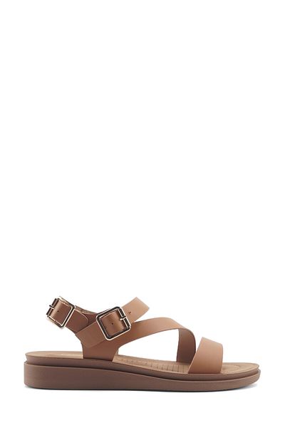 Polaris 166925 .Z5Fx Camel Women's Comfort Sandals