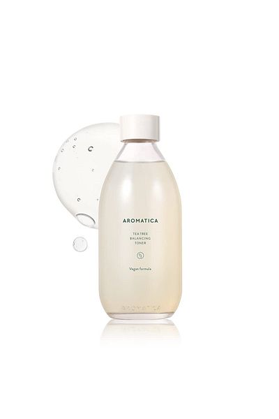 Aromatica Tea Tree Balancing Toner 6.76oz / 200ml, Vegan, EWG Verified