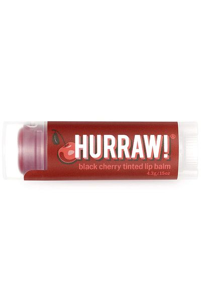 Hurraw ! بلسم الشفاه الملون، الكرز الأسود. 15 أونصة (4.3 جم)