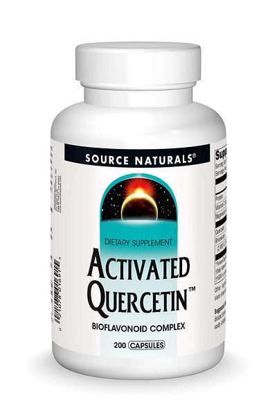 source naturals Activated Quercetin, for Seasonal & Immune Support - 200 Capsules