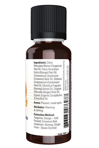 Now Foods NOW Essential Oils, Pumpkin Spice Blend, Sweet Warm Scent, 1-Ounce