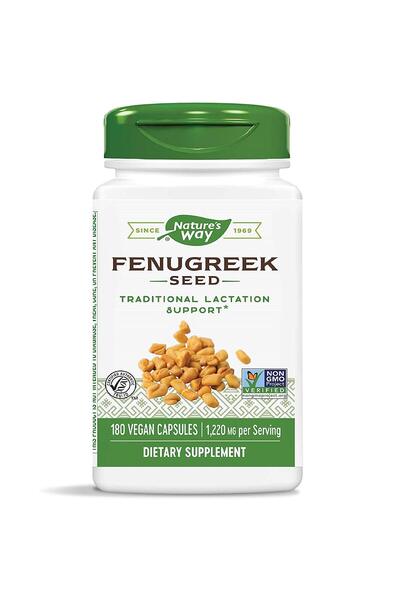 Nature's Way Fenugreek Seed 610 mg, 180 Capsules