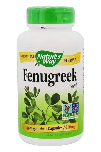 Nature's Way Fenugreek Seed 610 mg, 180 Capsules