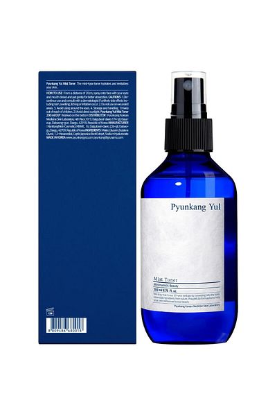 Pyunkang Yul تونر رذاذ الوجه 6.8 أونصة سائلة - رذاذ كوري للبشرة الدهنية والمختلطة - بدون تهيج