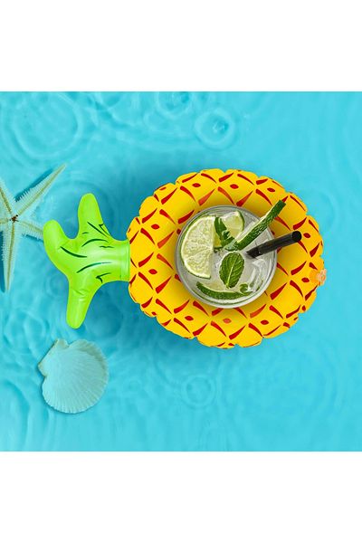 Boldy Pineapple Cup Holder - Drink Passion - Swim Sea Coasters Inflatable and Yogurt Holder
