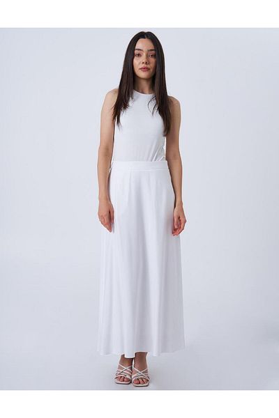 Kayra Yuksel Waist Bell Φούστα Εκρού