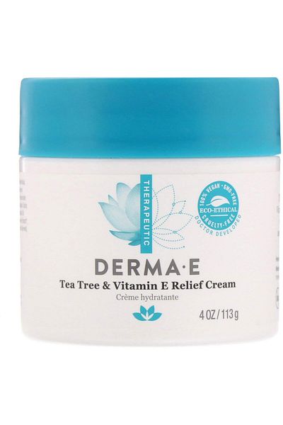 DERMA E Tea Tree and Vitamin E Relief Cream, Pack of 2