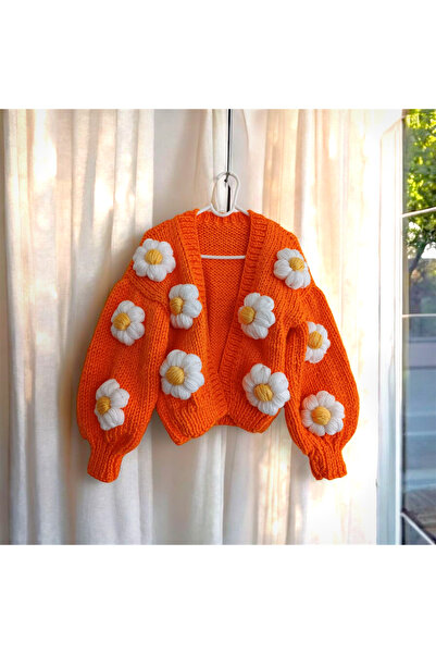 Melonndesign Hand Knitted Daisy Women's Cardigan