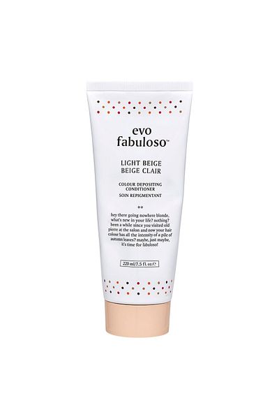 Evo Fabuloso Light Beige Color Depositing Conditioner - Nourishing for Dry, Color-Treated Hair - 220ml