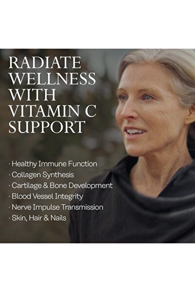 Solaray Vitamin C 1000mg w/Rose Hips, Acerola, Bioflavonoids, Immune Support, Vegan, 250 CT