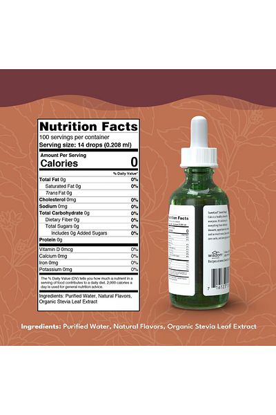 SweetLeaf Stevia Sweet Drops Cola - Zero Calorie, Non-GMO Liquid Stevia Sweetener, 2 Fl Oz