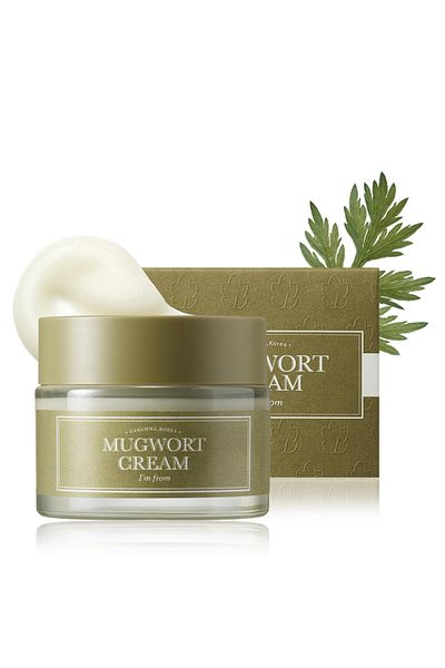 I'm From Mugwort Cream, 1.69 fl oz | 73.55% Mugwort Extract, Soothing, Calming, Redness Relief, Sebum Control