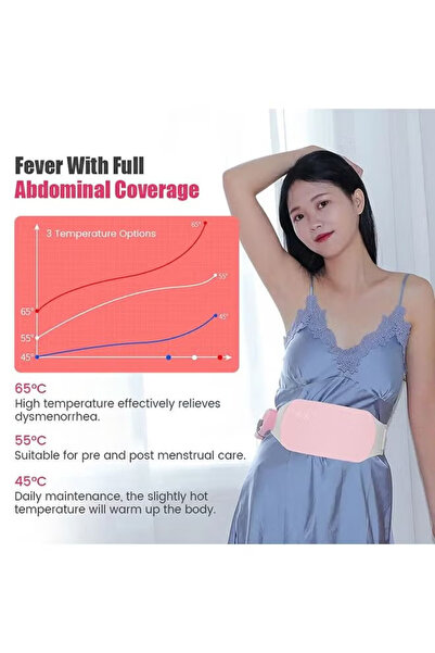 COOYA Electric Heating Pad, Waist Belt Device, 3 Temperature,6 Massage Modes, for pain relief