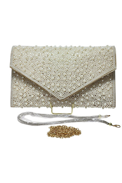 OUEEN ELİZABETH BRİDE-AFTER PARTY СЕДЕЛЬНАЯ ЗОЛОТАЯ ЖЕНСКАЯ ВЕЧЕРНЯЯ СУМКА