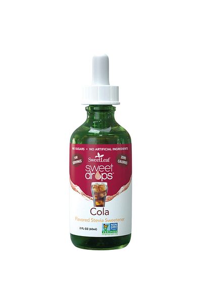 SweetLeaf Stevia Sweet Drops Cola - Zero Calorie, Non-GMO Liquid Stevia Sweetener, 2 Fl Oz