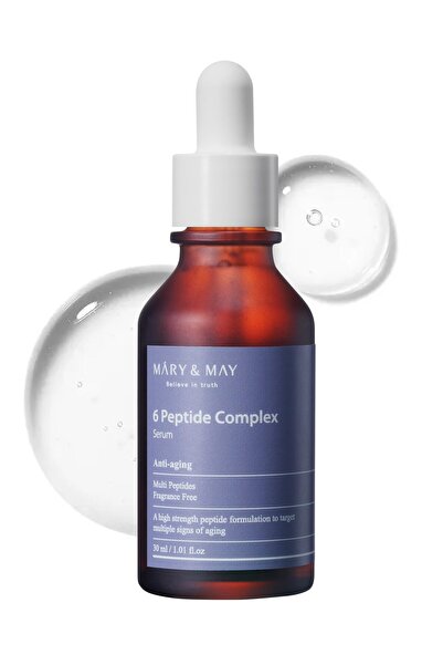 mary&mary سيروم مركب من 6 ببتيدات - لشد البشرة وإزالة التجاعيد - العناية بالب...