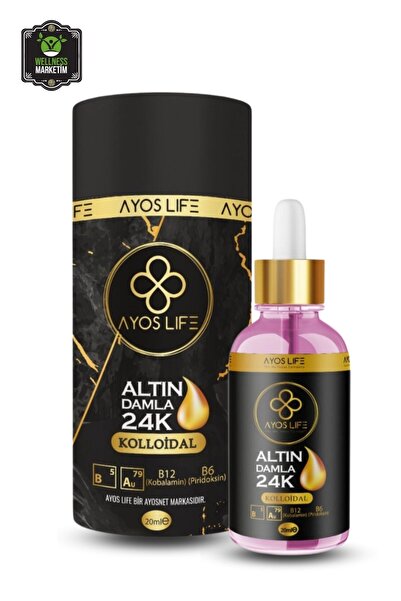 ayosnet Güçlendirilmiş Kolloidal Altın Damla, B6, B12 Katkılı