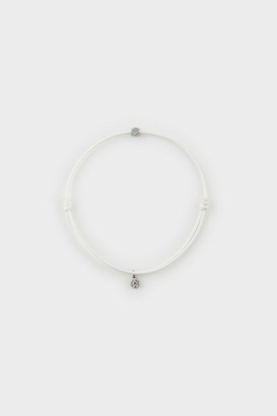 DeFacto Unisex Seil Stahl Stück Weiß Glücksarmband E6205AXNS