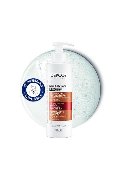 Vichy KERA SOLUTIONS shampooing reconstituant 250 ml, White, 250 ml (Pack of 1)