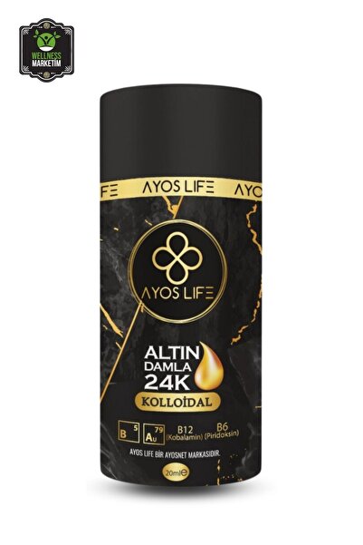 ayosnet Güçlendirilmiş Kolloidal Altın Damla, B6, B12 Katkılı