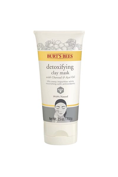 Burt's Bees Detoxifying Clay Mask for Unisex, 2.5 Ounce