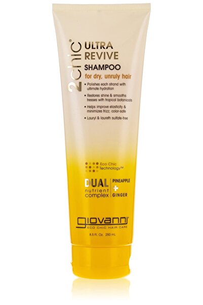 Giovanni 2chic Hair Shampoo With Ultra Revive Pineapple and Ginger Collection, 8.5 Oz, 8.5 Ounces